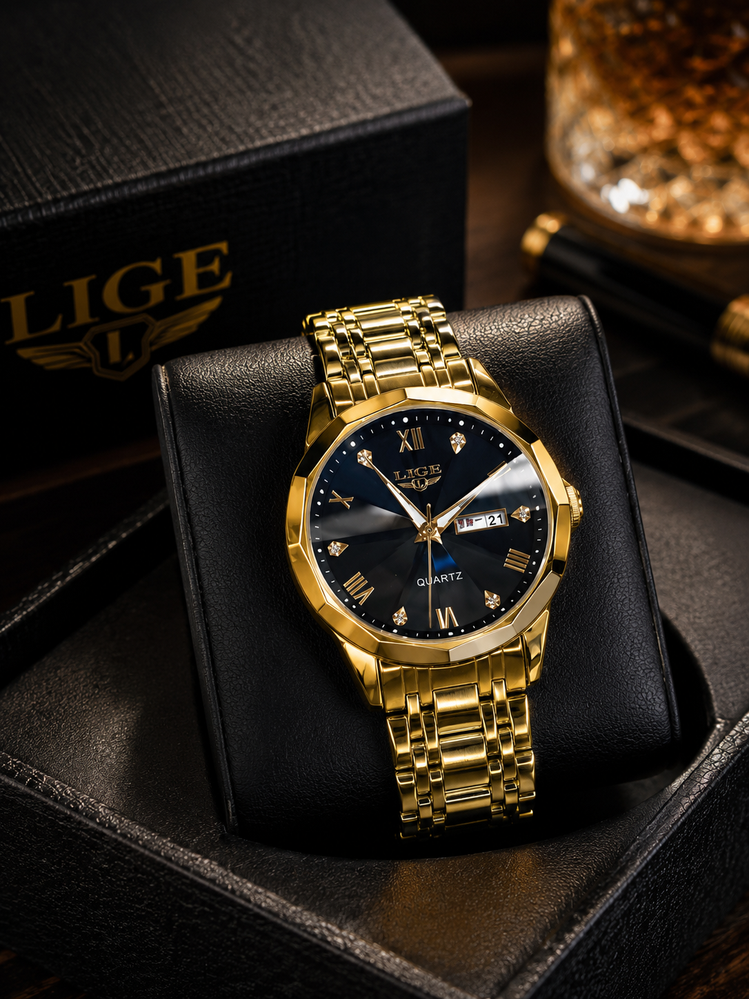 Golden Men,s Watches